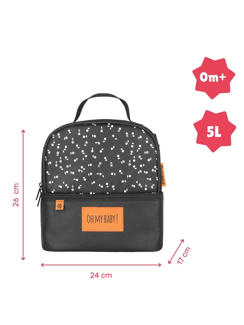 Sac isotherme 'Badabulle'   Noir