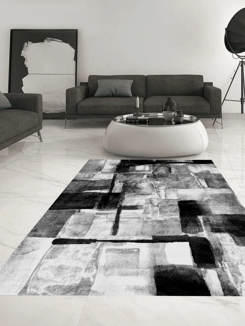 Tapis FACE Gris Gris