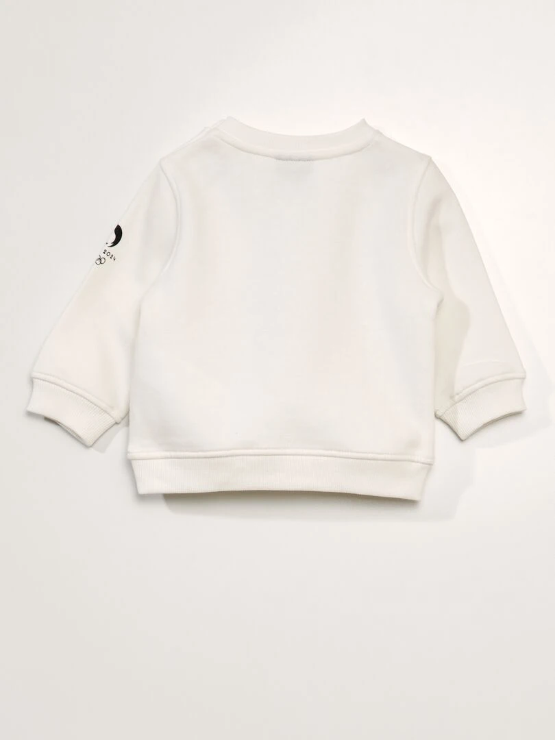 Sweat imprimé   Paris 2024   Blanc
