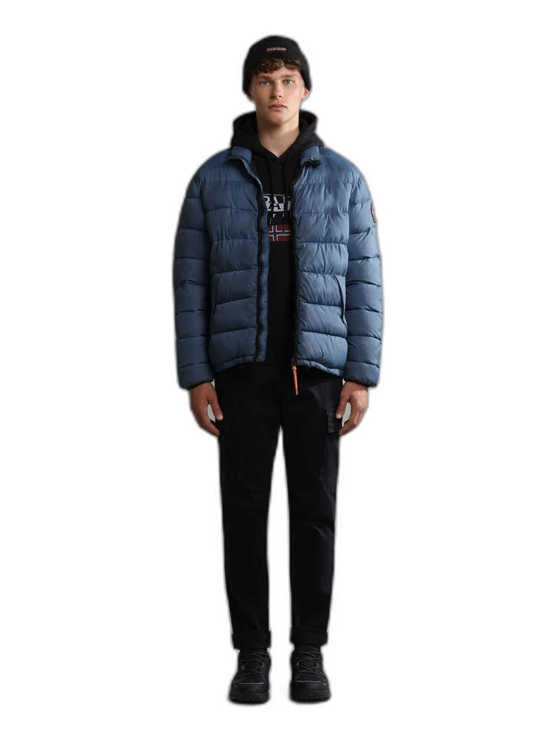 Basket Cuir Geox Dolomia   Bleu