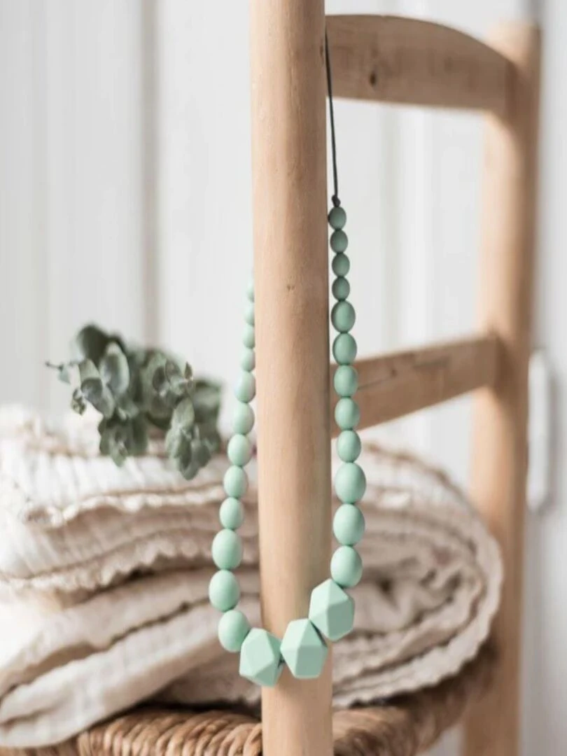 Collier d'allaitement Minthalo Vert d'eau