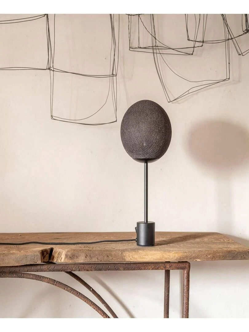 Lampe APAPA   gris anthracite