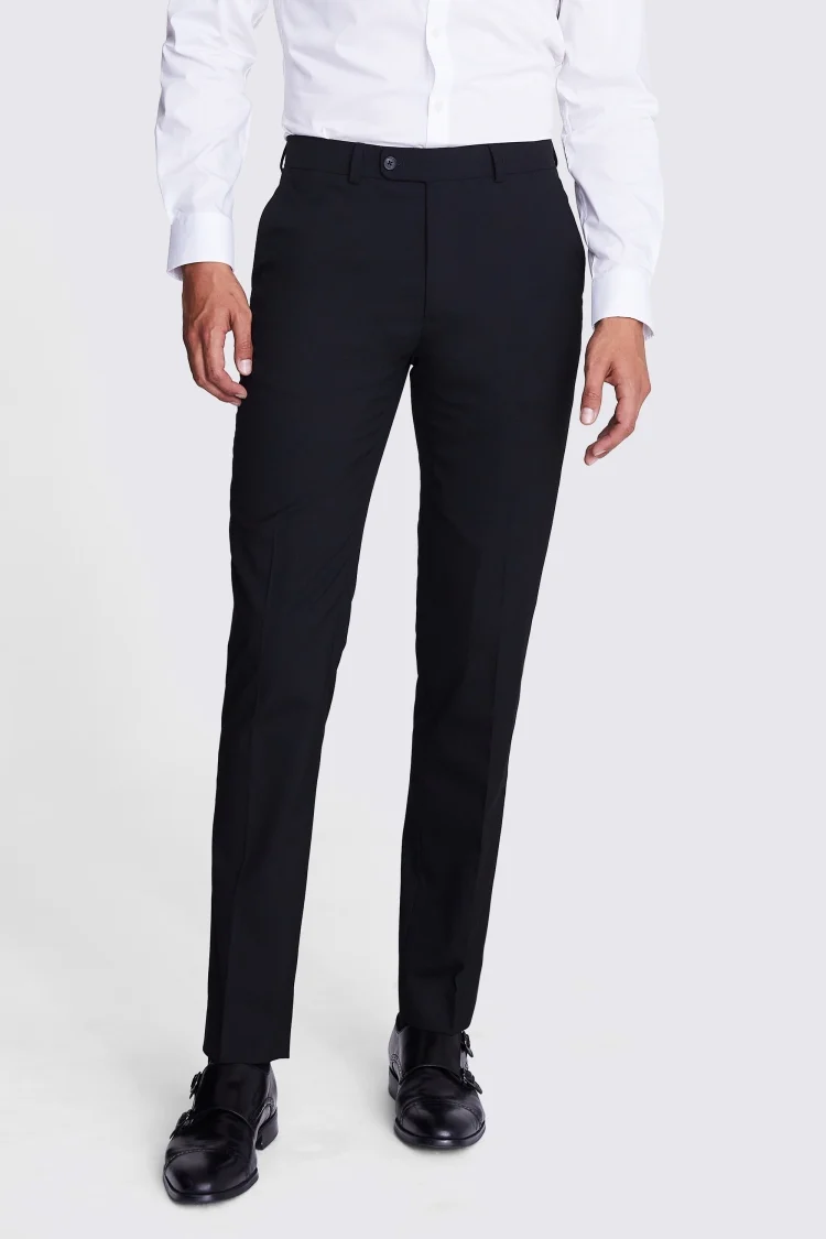 Tailored Fit Black Trousers Buy Online at Moss