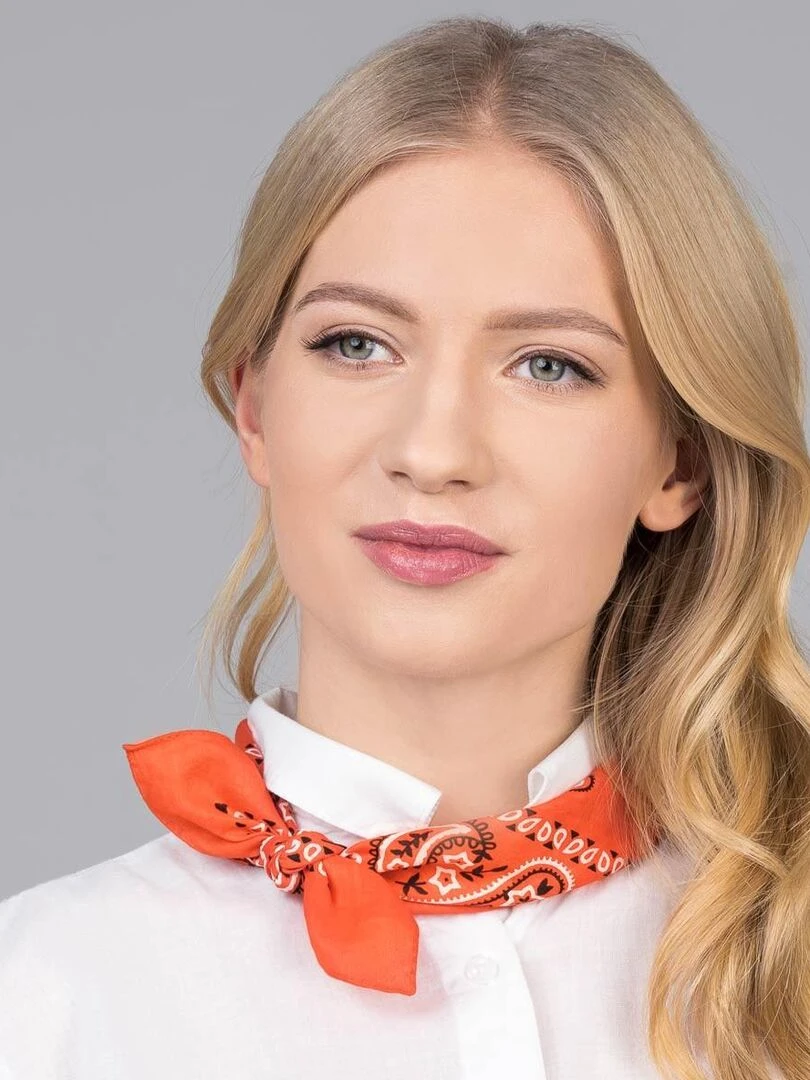 Bandana Coton U.S Premium Orange