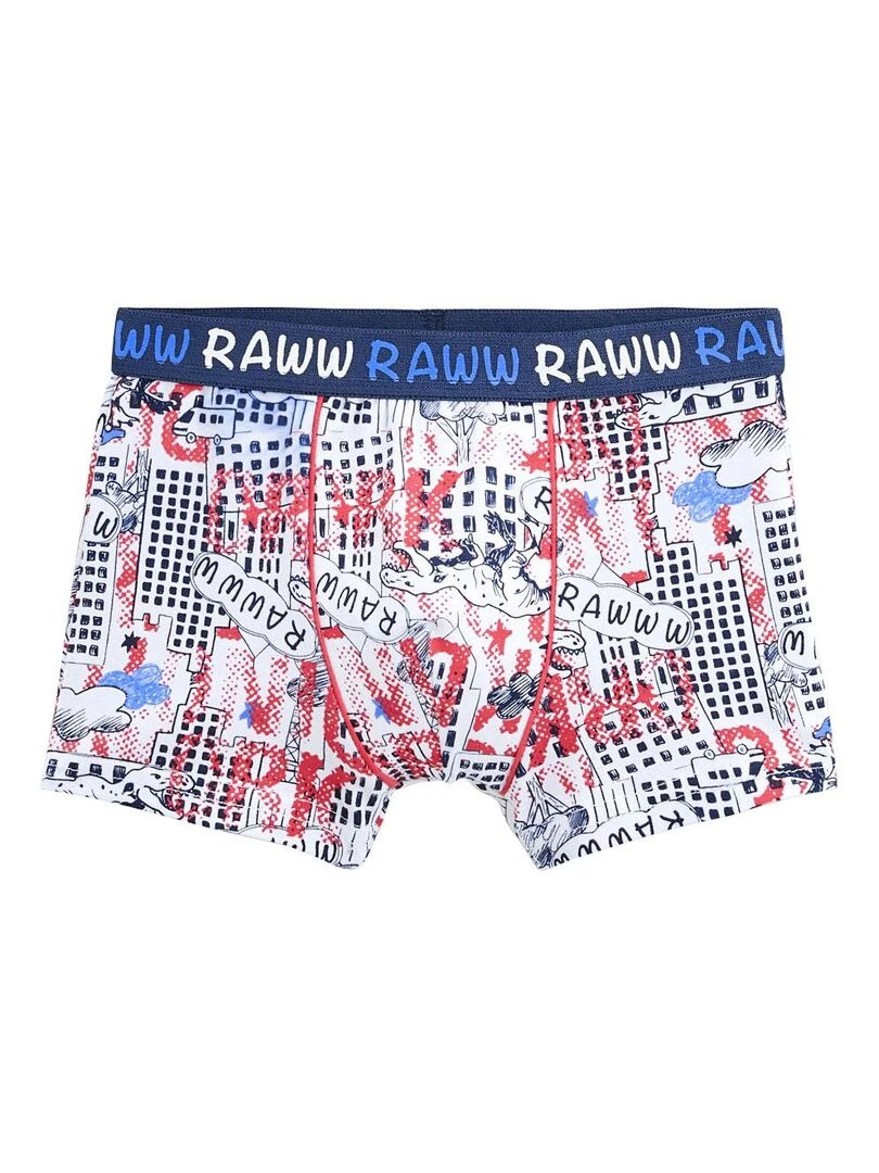 Lot de 2 boxers garçon Terrian   Rouge