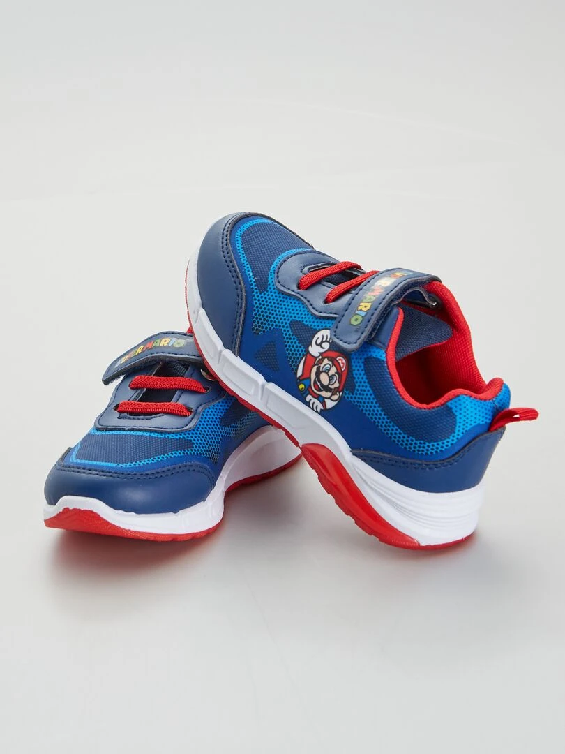 Baskets lumineuses 'Mario'   Bleu
