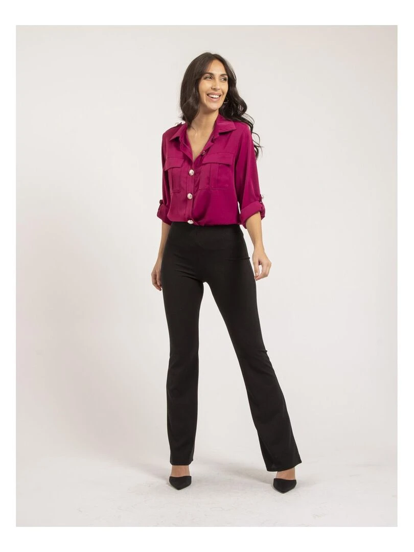 Chemise courte ORELIE   Violet