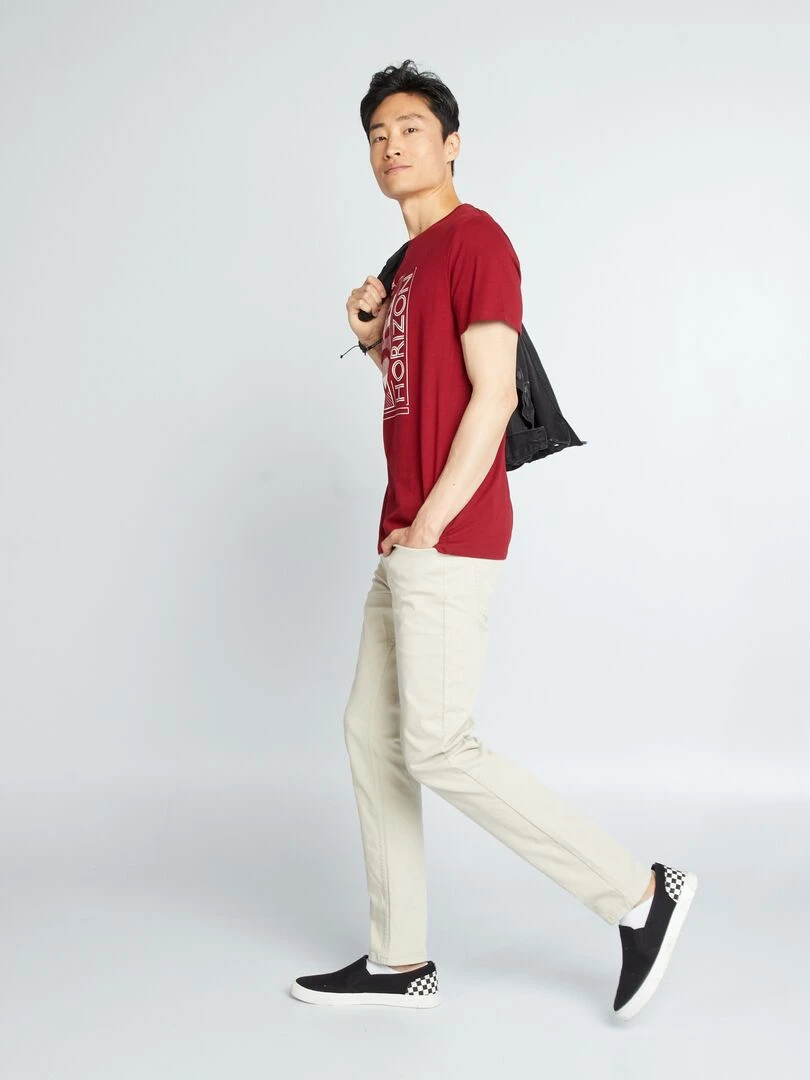 Jean slim 5 poches L32 Gris