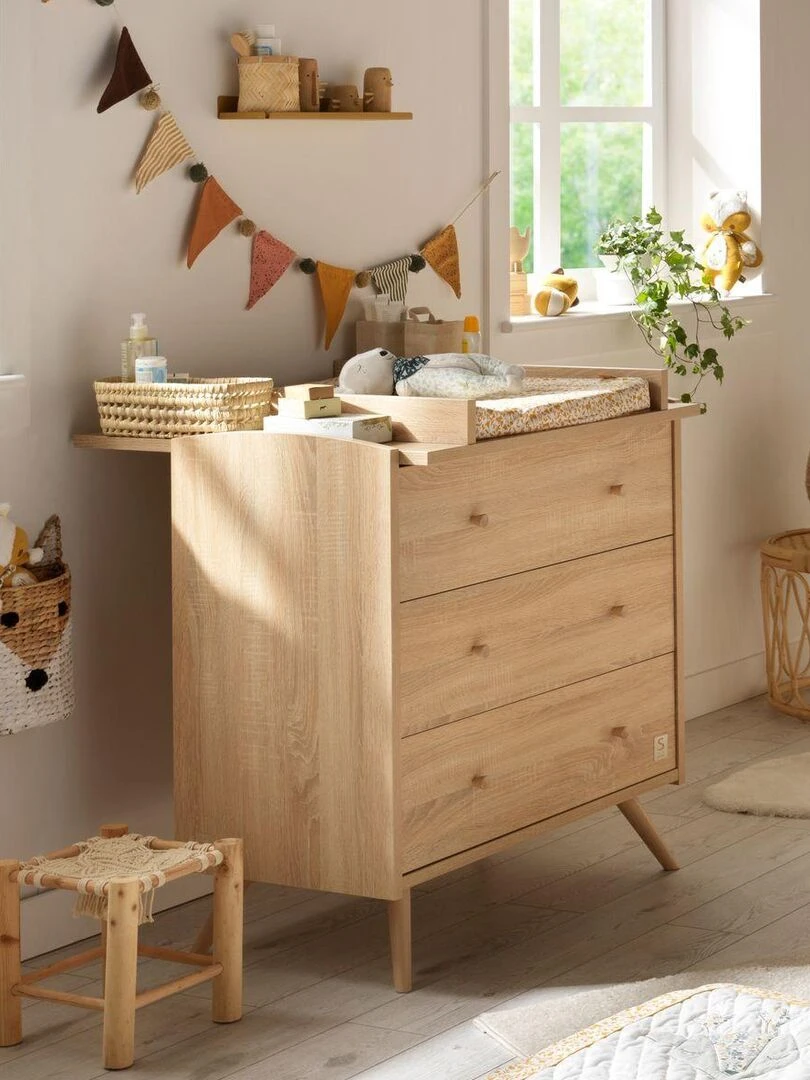 Plan à langer pour commode   SAUTHON   Marron