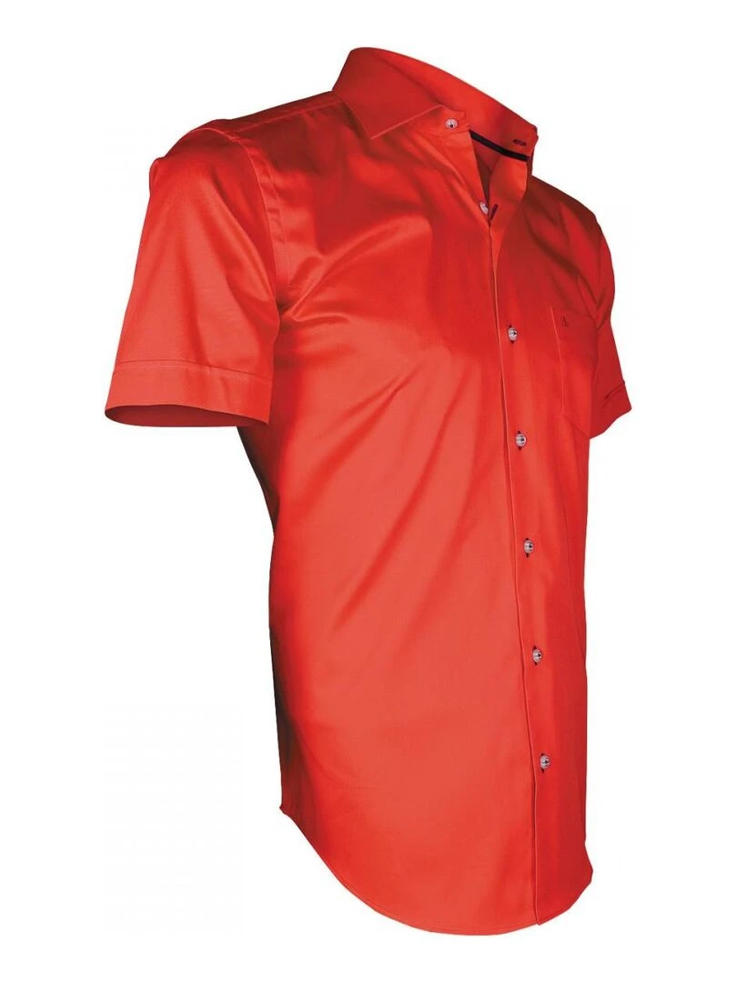 Chemisette en popeline MONTEBELLO   Rouge