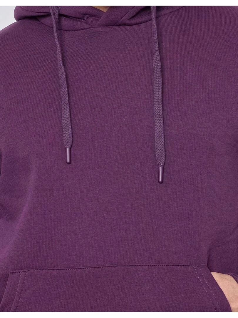 Sweat à capuche Kebello   Violet