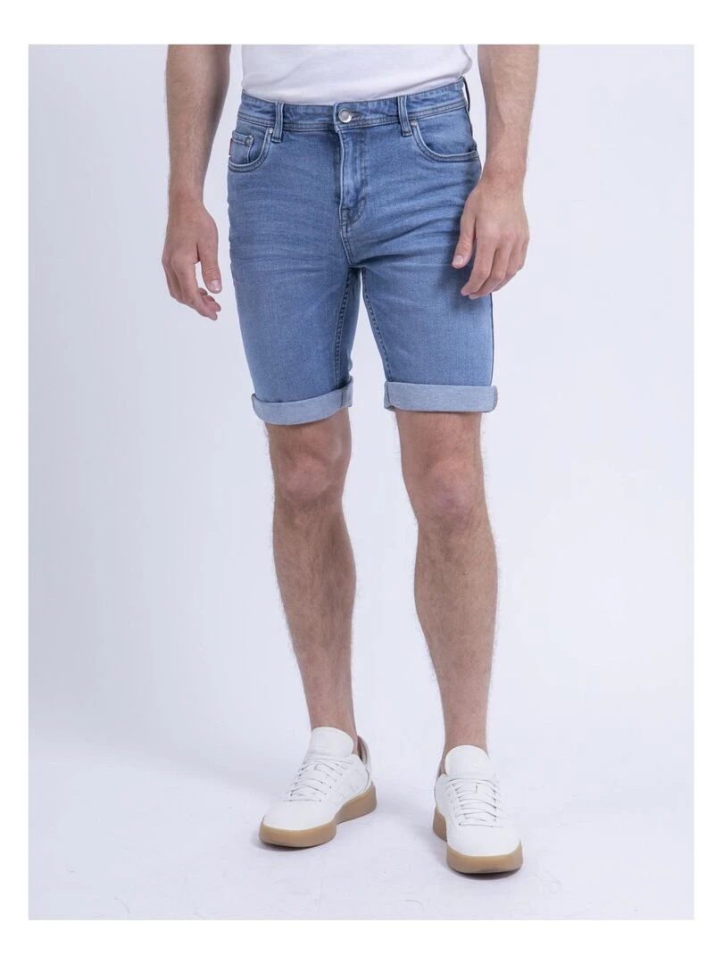 Bermuda en jean BELONI Bleu clair