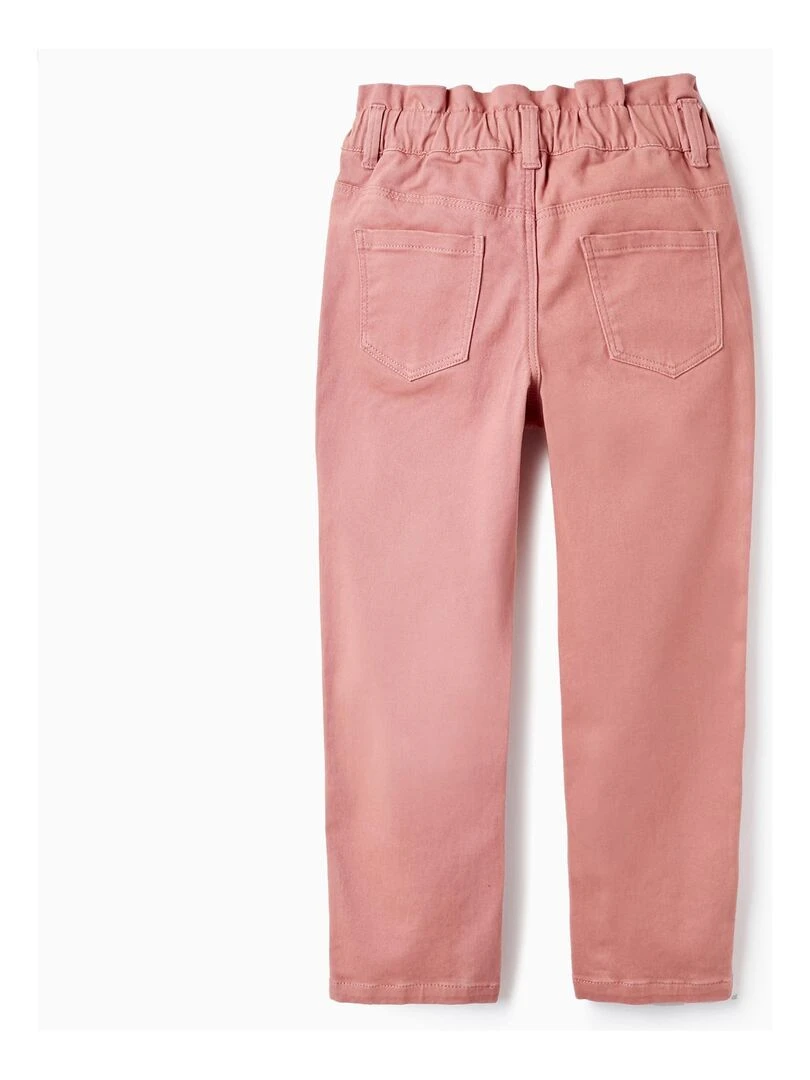 Pantalon Paperbag Pour Fille SICILIAN DAYS Rose