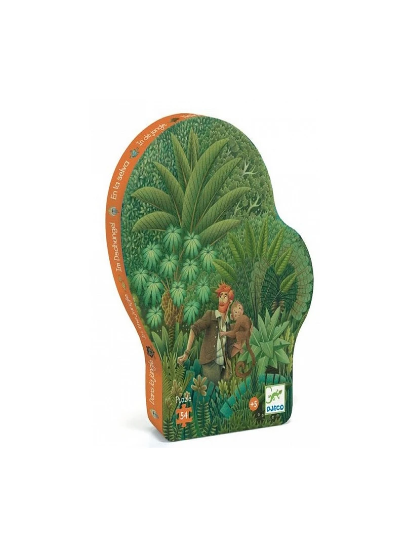 Puzzle Silhouette Dans La Jungle 54pc N/A