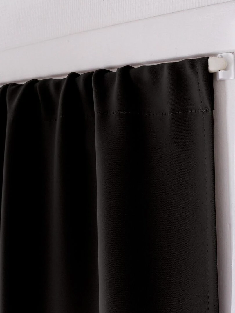 Rideau de porte occultant   Noir