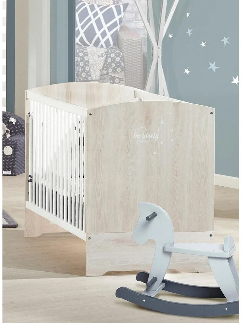 Lit évolutif SMILE   BABYPRICE   Beige