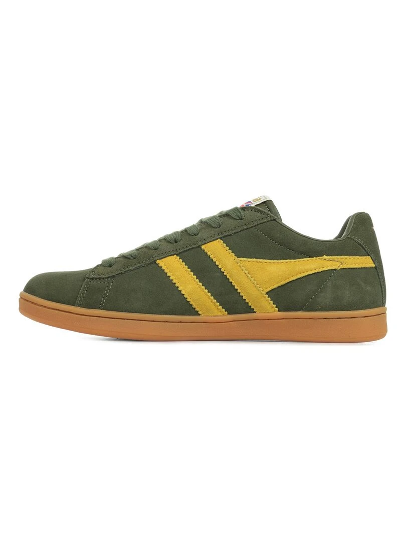 Baskets Gola Equipe Suede   Vert olive