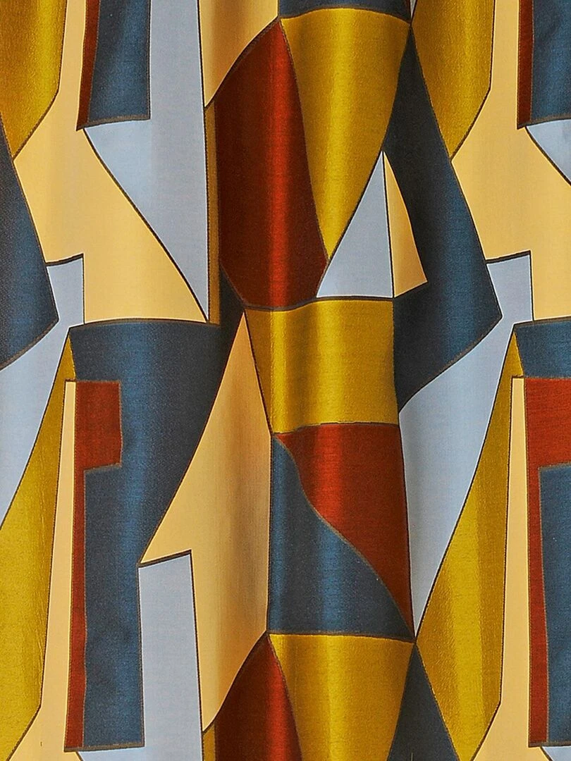 Rideau d'ameublement    Effet graphique   Jaune