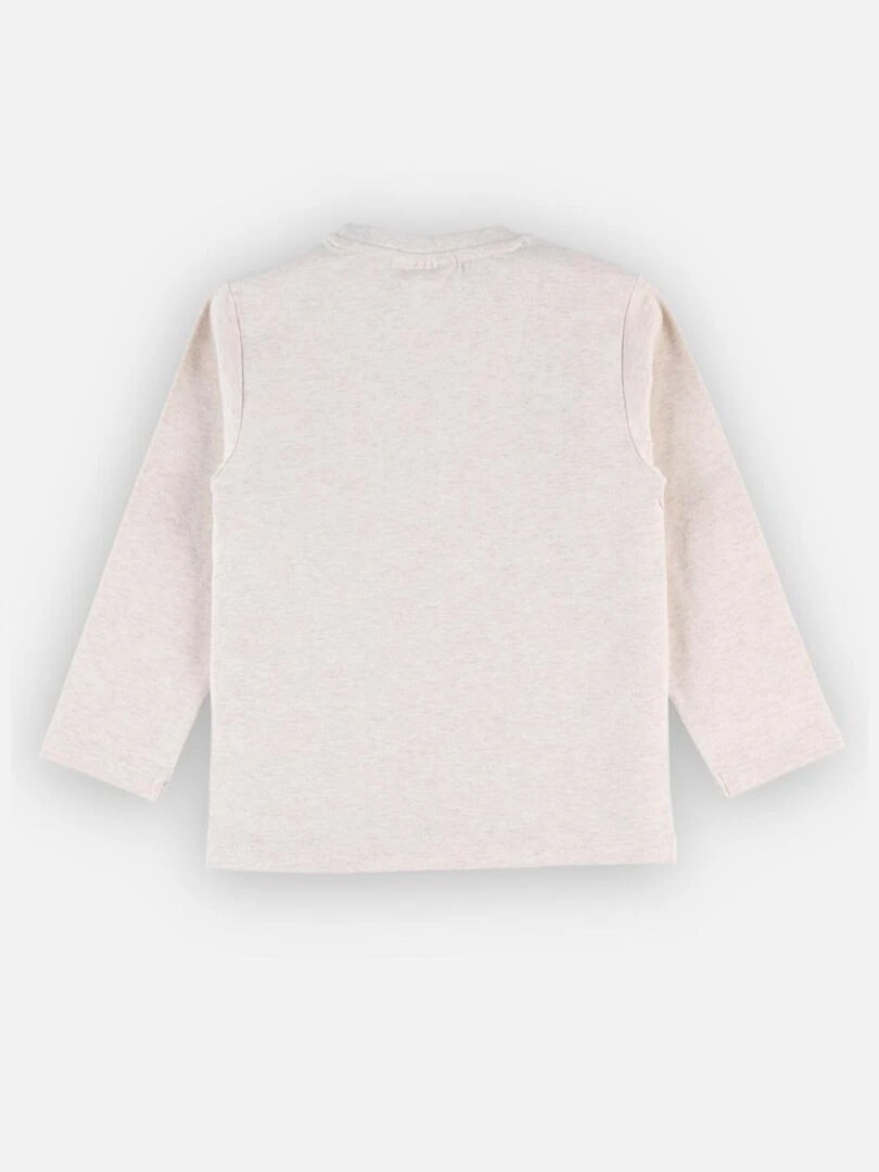 T shirt longues manches  chiné   Noukie's   Beige