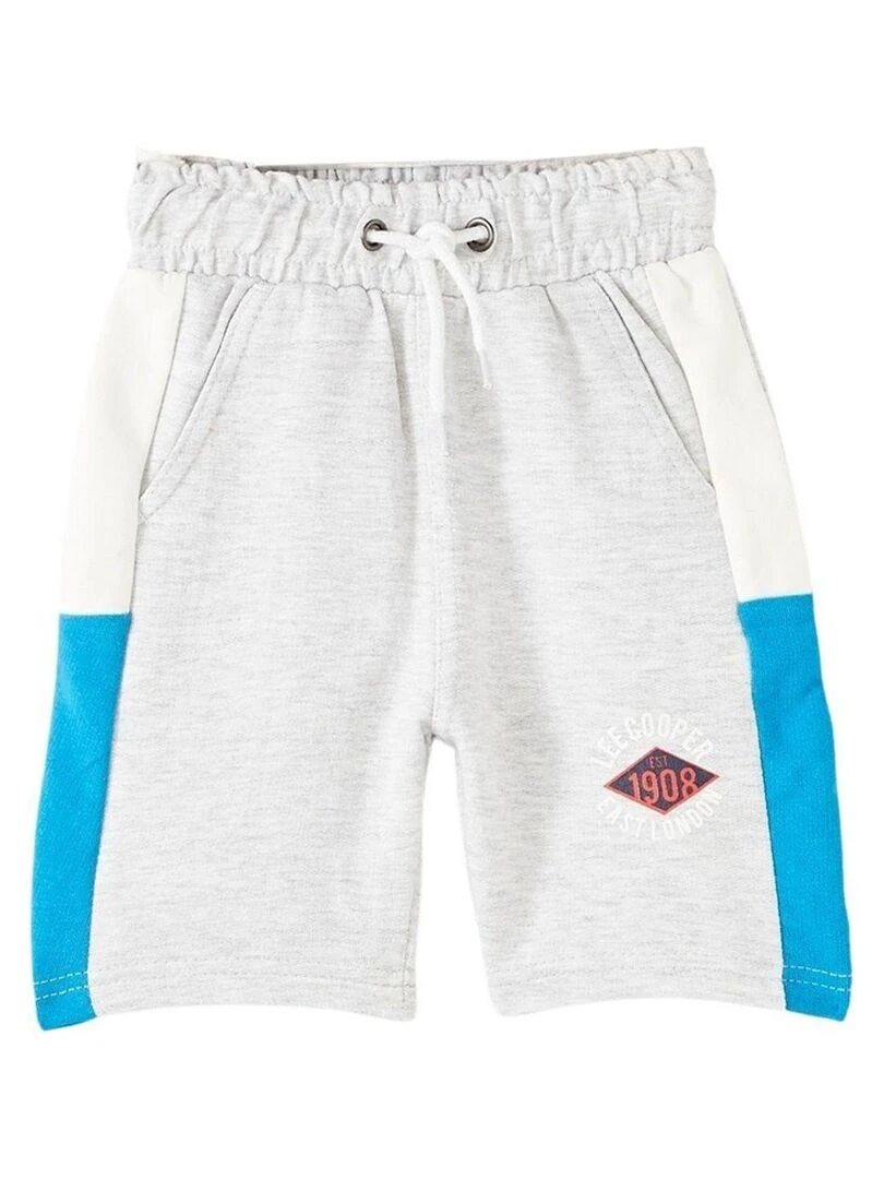 Lee Cooper Bermuda garçon imprimé logo Gris