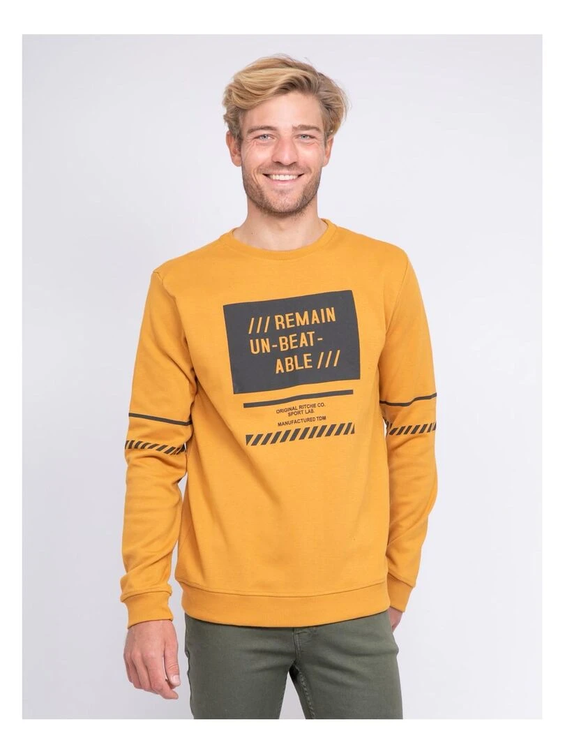 Sweat col rond WEBSTER Orange