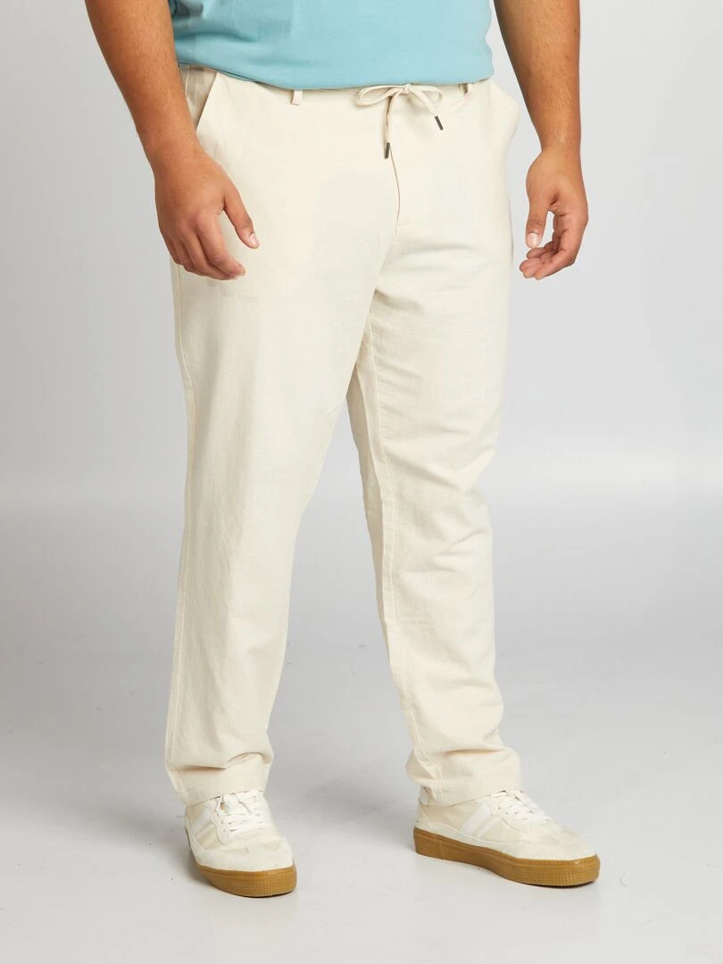 Pantalon chino beige