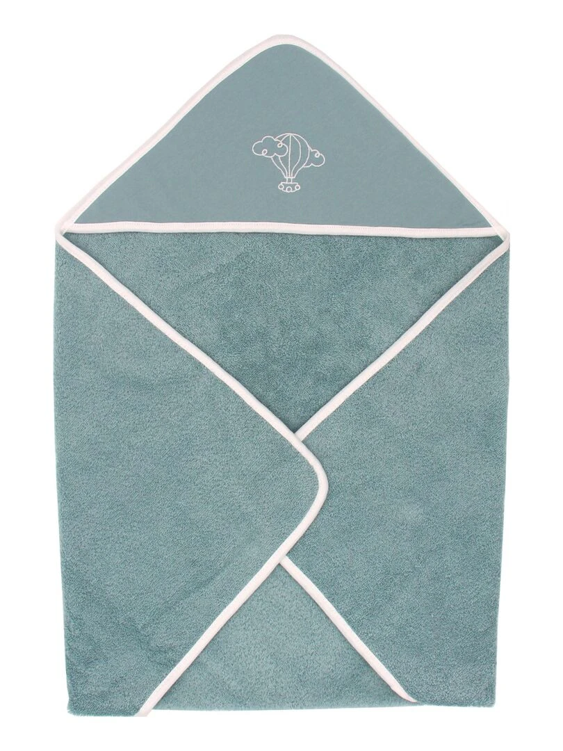 Cape de Bain Bébé 100% Coton Bio Couleur bébé 100% coton biologique Vert forêt