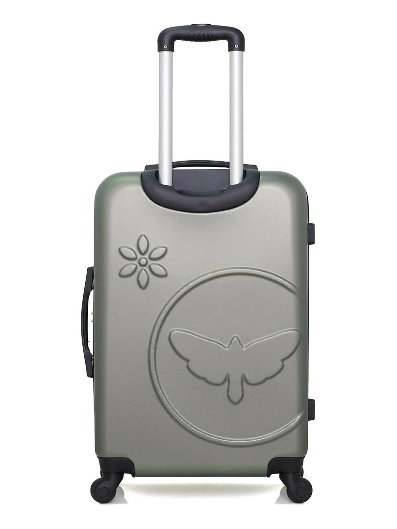 LPB LUGGAGE   VALISE WEEKEND ABS ELEONOR 4 ROUES 65 CM   Vert kaki