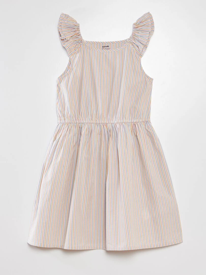 Robe légère évasée Multicolore