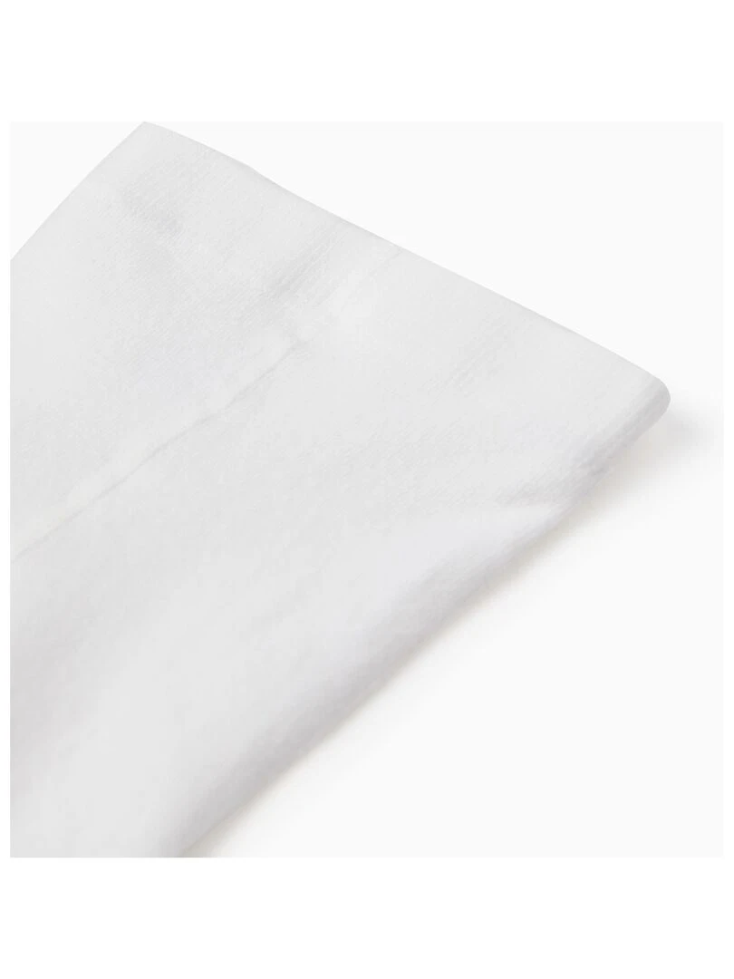 Collants en Maille Anti Boulochage Pour Bébé ESSENTIALS LINE Blanc