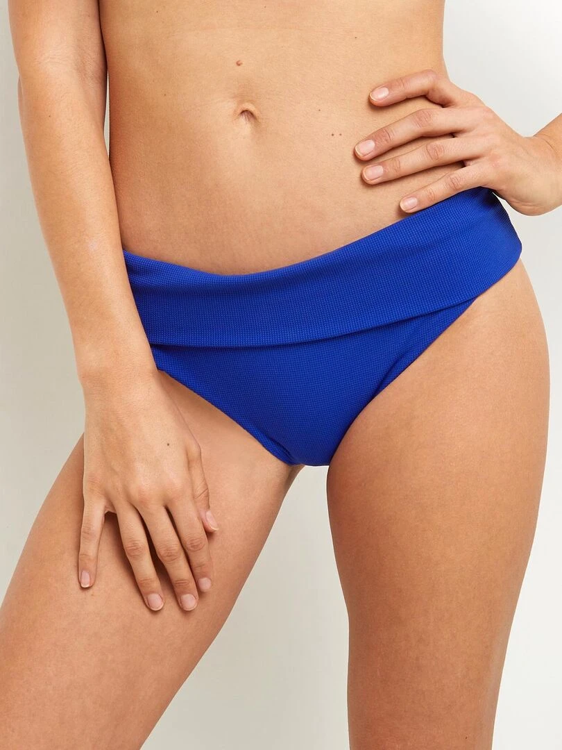 Maillot de bain slip maxi Malou RougeGorge Lingerie Bleu
