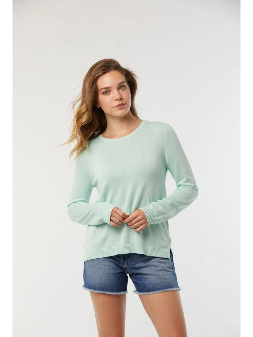 Lee Cooper Pull manches longues viscose regular CLAIRA Bleu