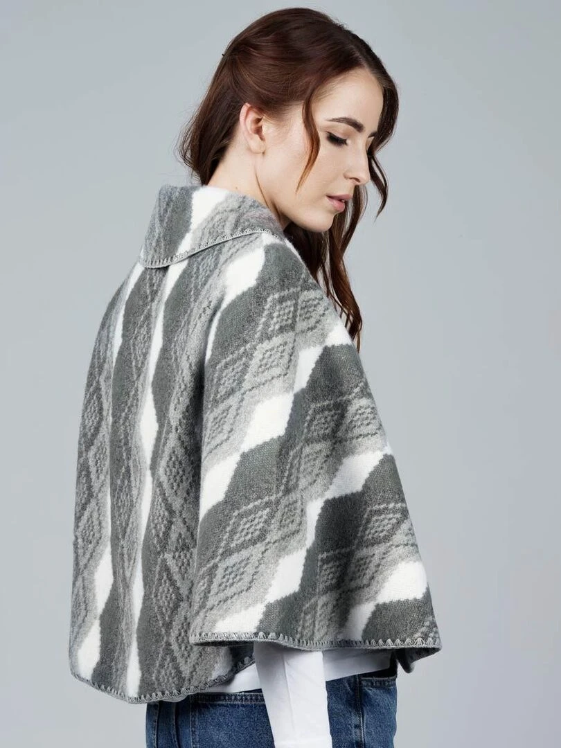 Cape Femme Loggia Fabriqué en France Gris