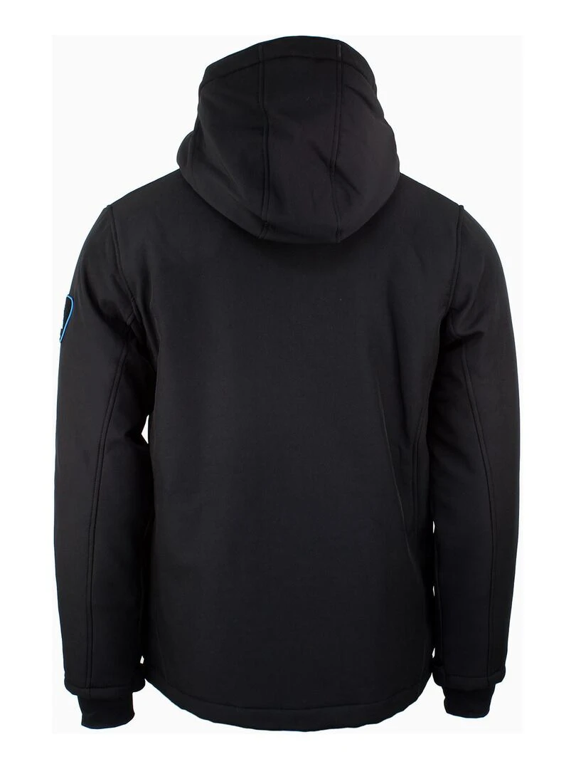 Blouson softshell homme CANADI PEAK MOUNTAIN Noir Bleu