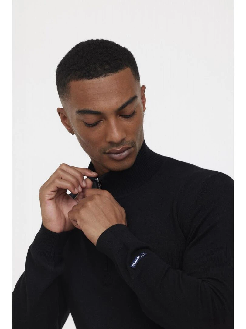 Lee Cooper   Pull manches longues coton regular CAPIR   Noir