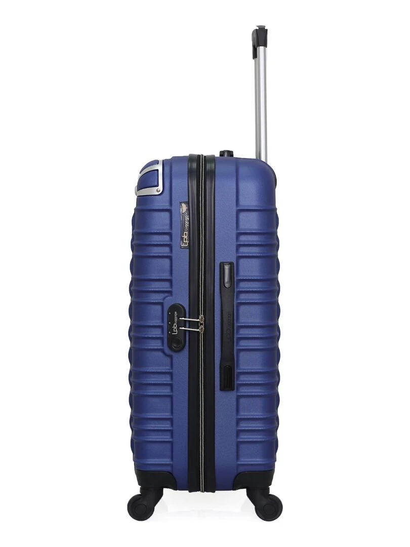 LPB LUGGAGE   VALISE WEEKEND ABS GIULIA 4 ROUES 65 CM   Bleu marine