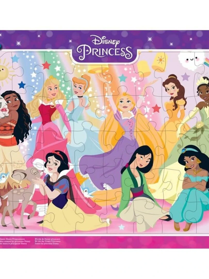 Puzzle cadre 40 pièces : Princesses Disney : Nous sommes les princesses N/A