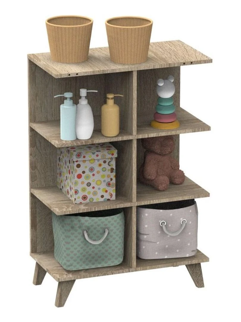 Commode à langer évolutive en bureau   SAUTHON   Rose