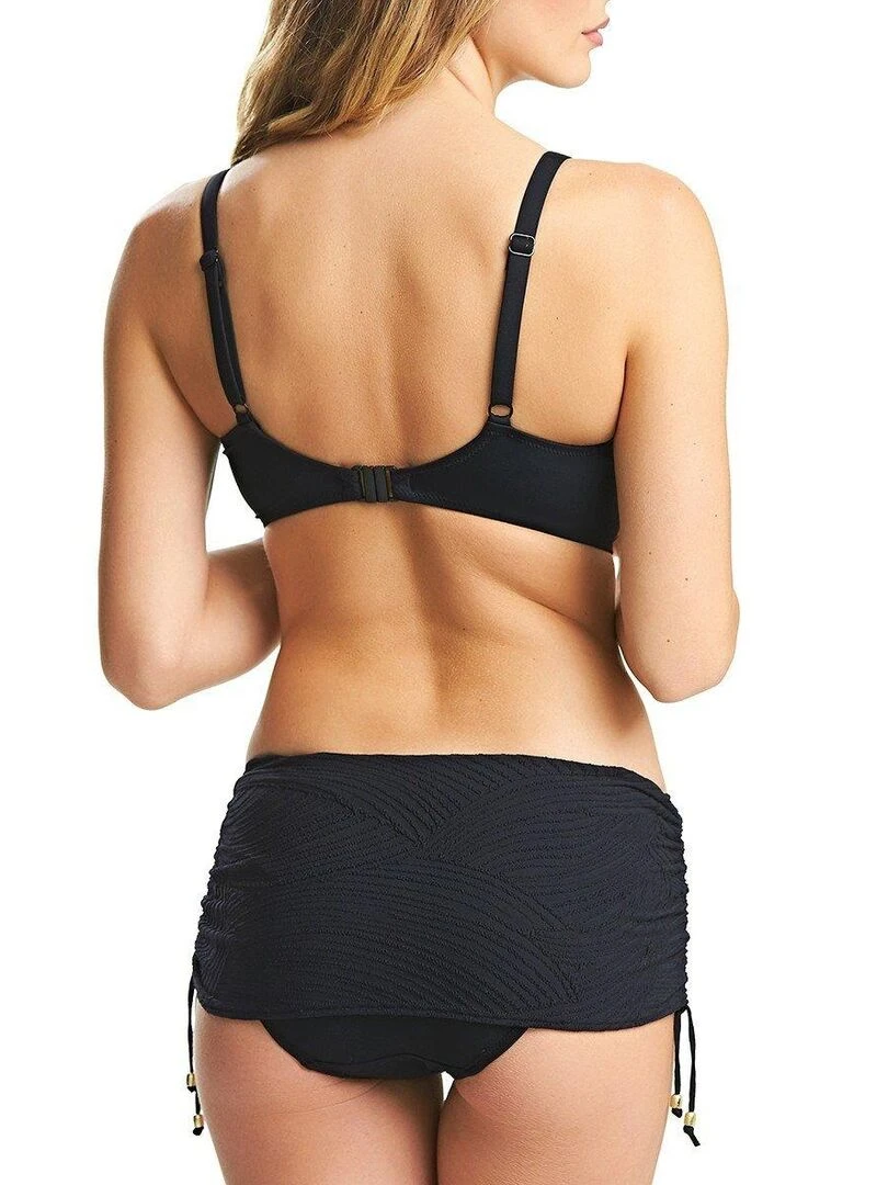 Haut de maillot de bain twisté à armatures Ottawa   Noir