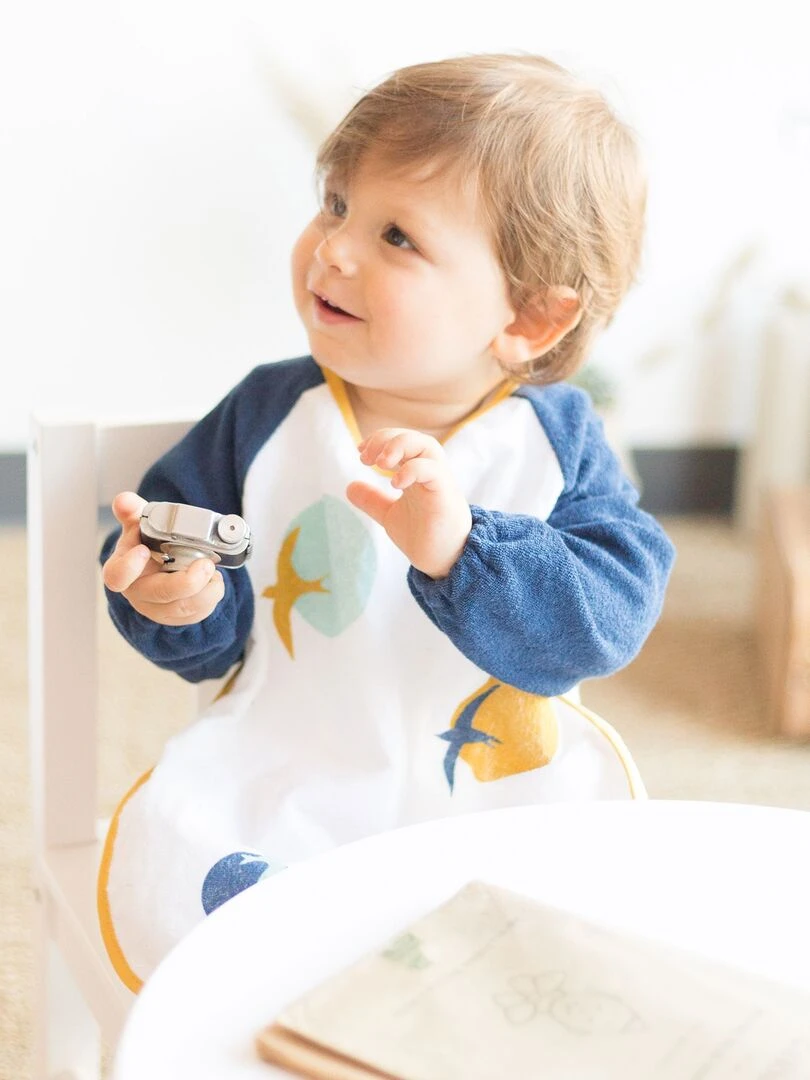 Bavoir bébé Trois Kilos Sept   Blanc
