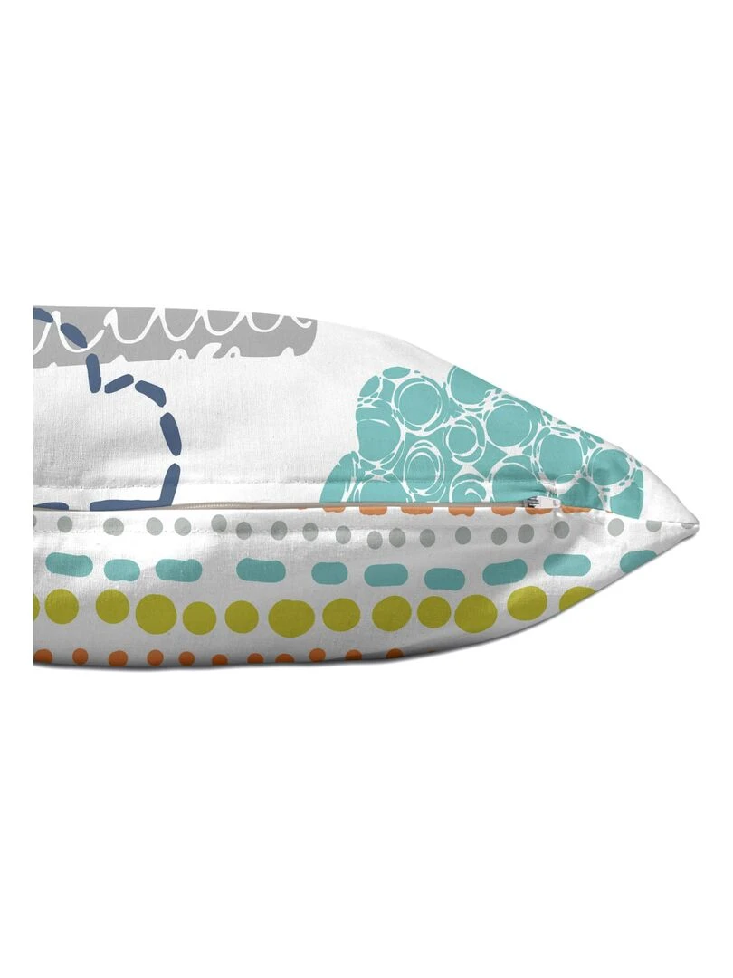 Housse de coussin Holidays "Happyfriday"   Blanc