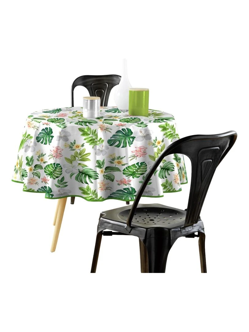 Nappe ronde 160 cm Baleares Vert