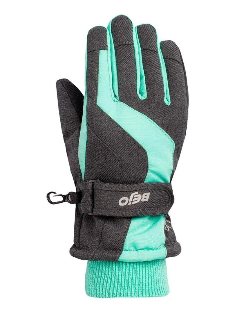 Bejo Gants de ski BRISE Gris Bleu