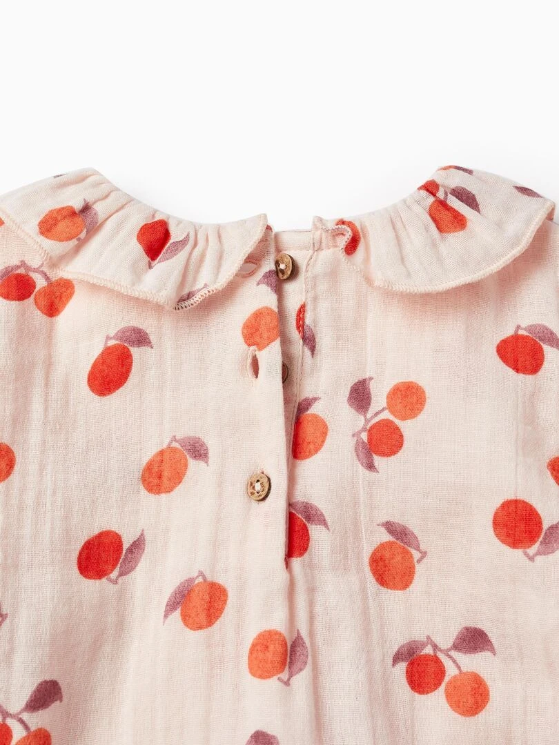 Blouse à manches longues 'Apricots' manches longues SICILIAN DAYS   Rose clair