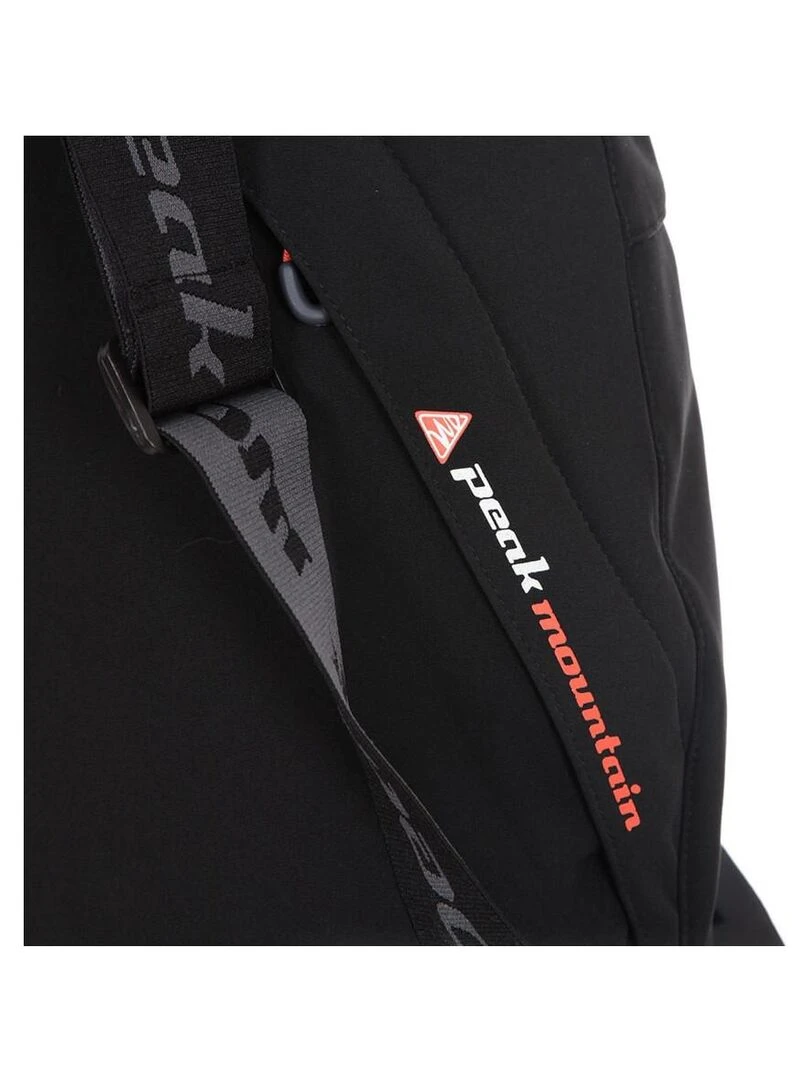 Pantalon de ski homme CAFELL   PEAK MOUNTAIN   Noir Noir