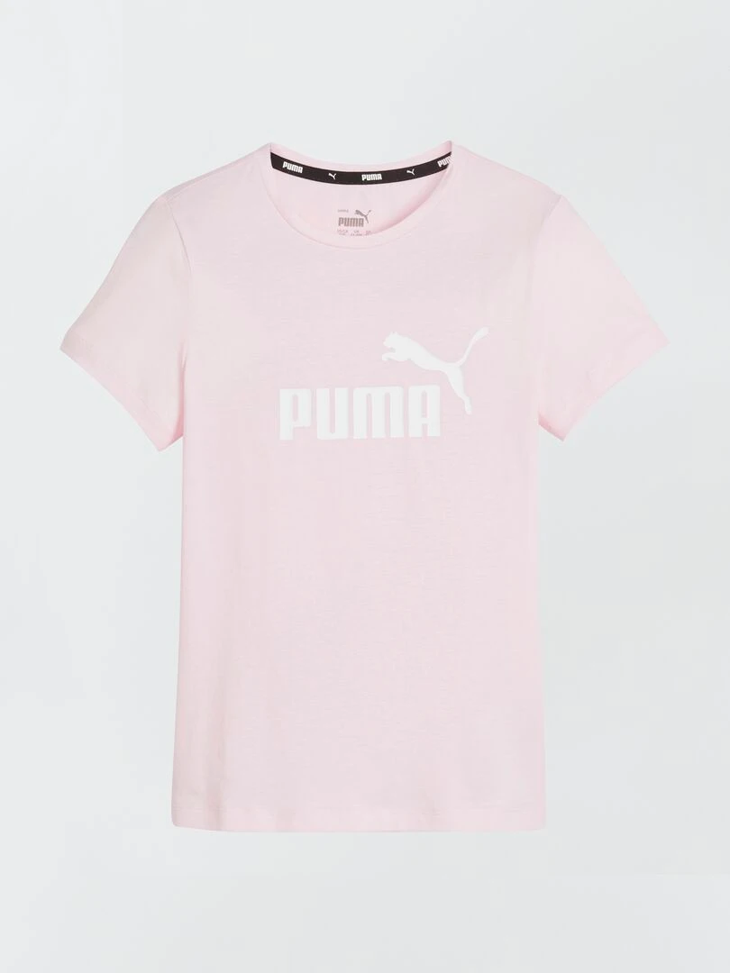 T shirt 'Puma' en coton Rose