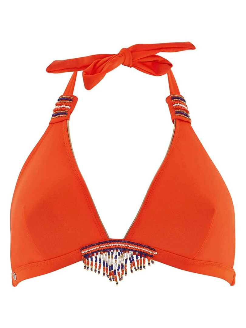 Haut de maillot triangle RIVIERA Brigitte Bardot Bain Orange