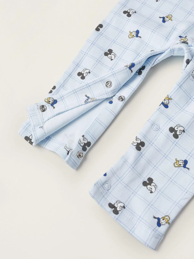 Grenouillère En Coton Pour Nouveau Né 'Mickey & Donald'  DISNEY CLASSICS   Bleu
