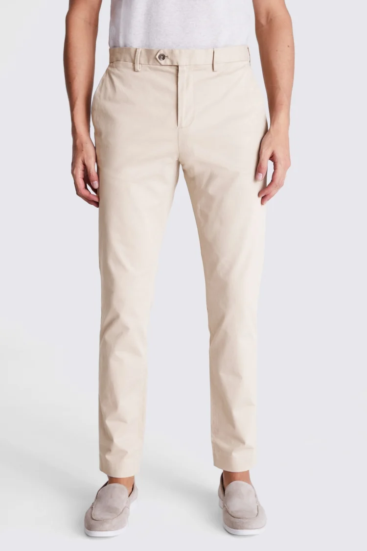 Slim Fit Navy Stretch Chinos    Buy Online at Moss