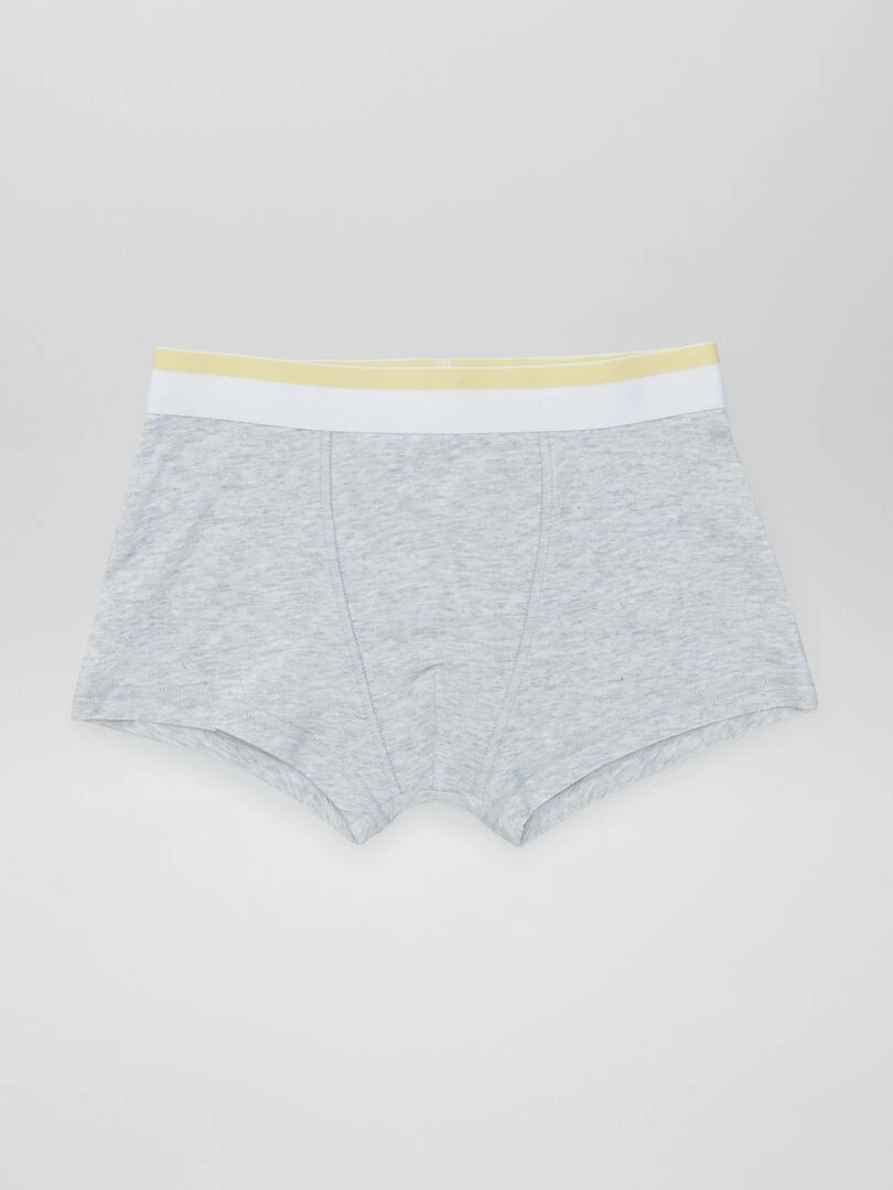 Lot de 3 boxers   Vert/gris/jaune